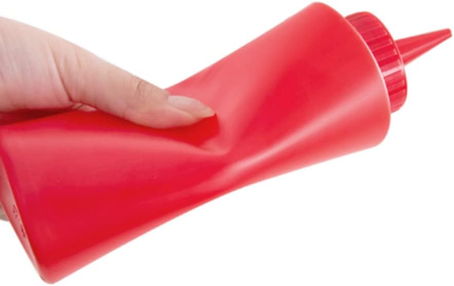 Botellas de plástico de 3 colores para salsa exprimible con tapas de boquilla, dispensadores de botellas de condimentos reutilizables para mostaza,