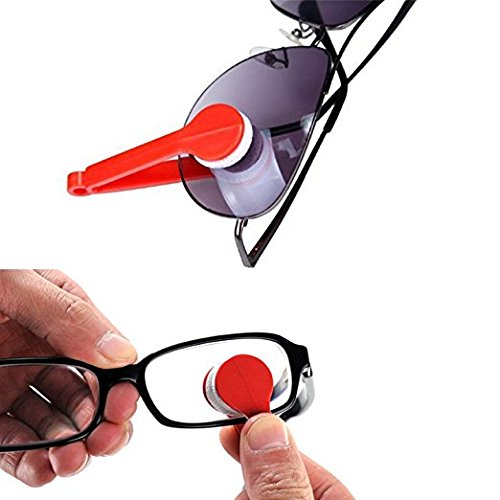12 piezas de mini gafas de sol, gafas de microfibra limpiador de gafas de microfibra cepillo suave herramienta de limpieza mini gafas de microfibra