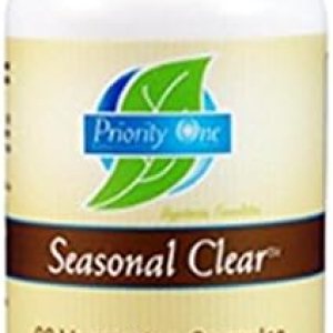 Priority One Vitaminas Seasonal Clear 90 cápsulas vegetarianas – Promueve niveles de histamina ya saludables dentro del rango normal.* Priority One Vitaminas Seasonal Clear 90 cápsulas vegetarianas – Promueve niveles de histamina ya saludables dentro del rango normal.*