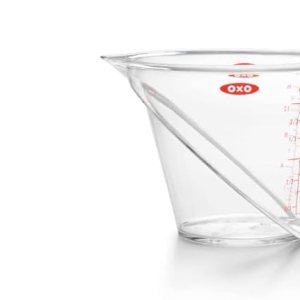 OXO Good Grips – Abrelatas manual de mango suave y taza medidora en ángulo OXO Good Grips – Abrelatas manual de mango suave y taza medidora en ángulo