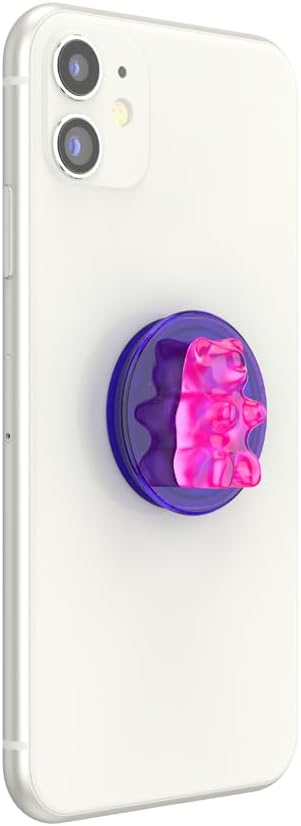POPSOCKETS Agarre para teléfono con soporte expansible – Gummy Bear Purple