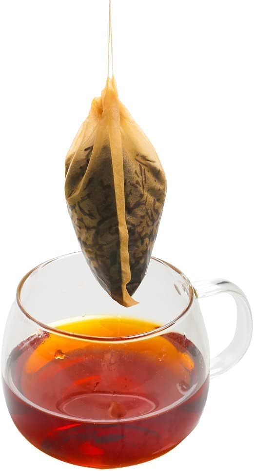Bolsas de filtro de té, material seguro y natural, infusor de té desechable, bolsa de té vacía con cordón para té de hojas sueltas, juego de 200