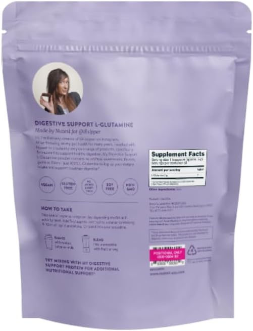 Nuzest Bethany’s Pantry – Polvo de L-glutamina de apoyo digestivo – Suplemento dietético de aminoácidos – Salud intestinal e inmunológica 8.8 oz (50