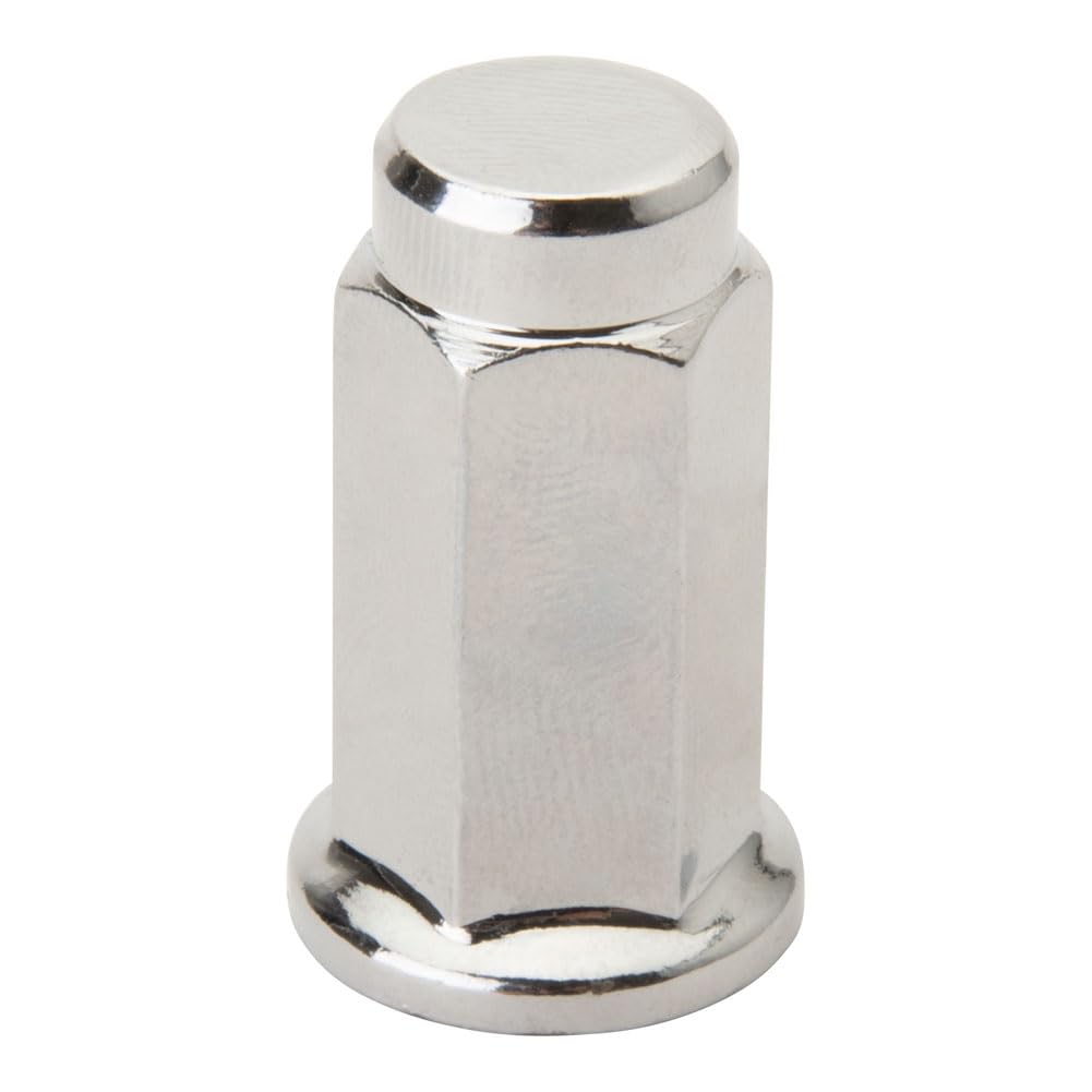 (16 Pack) ITP Flat Base Chrome Lug Nut 10mm x 1.25mm Thread Pitch w14mm Head for Arctic CAT Prowler 1000 XTZ H2 EFI 2009