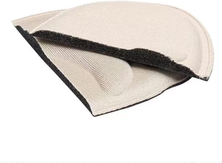 Calcetines para mujer con forro para talones, almohadillas de esponja con antideslizantes, no se ven cómodos, medias medias sin dedos para mujer