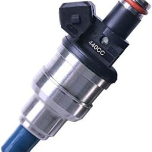 1 inyector de combustible EV1 de 440 cc y 42 libras para Honda Civic B16 B18 B20 D16 D18 F22 H22 H22A 1 inyector de combustible EV1 de 440 cc y 42 libras para Honda Civic B16 B18 B20 D16 D18 F22 H22 H22A