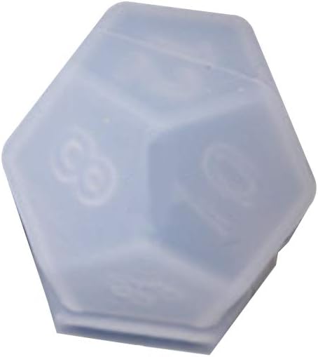 Molde epoxi para dados con forma de filete, moldes de resina digital, manualidades de juegos digitales, moldes de fundición de resina epoxi para