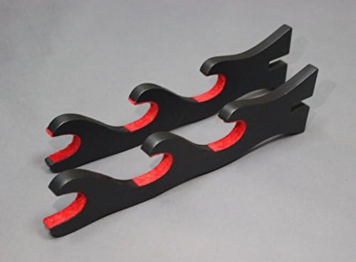Soporte acolchado de 3 capas para proteger la espada samurái japonesa Katana Wakizashi Tanto soporte de exhibición para todas las espadas