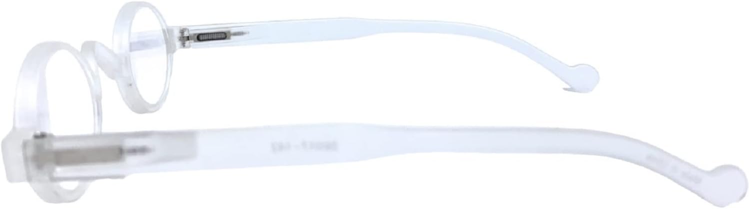 Incredible Bargains The Osbourne Vintage Professor – Gafas de lectura redondas ovaladas con bisagra de resorte