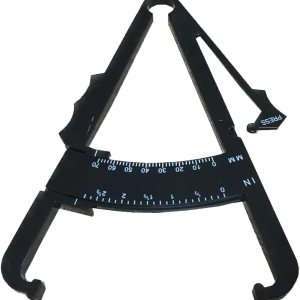 Calibre de grasa corporal de 2.756 in (2.75 pulgadas) para mediciones precisas de pliegues en la piel, herramienta de medición de grasa corporal de Calibre de grasa corporal de 2.756 in (2.75 pulgadas) para mediciones precisas de pliegues en la piel, herramienta de medición de grasa corporal de