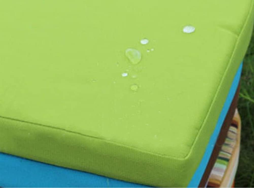 Funda de cojín para patio al aire libre, impermeable, de mimbre para jardín, sofá biplaza, tapete de banco fresco, tapete largo para silla de
