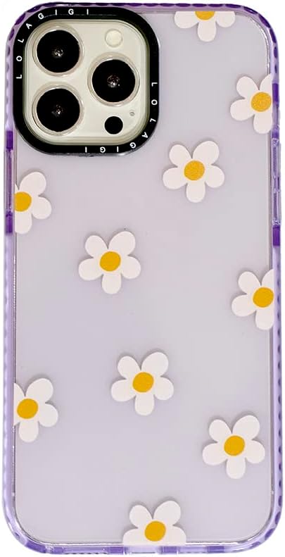 Funda para iPhone 14 Pro Max para mujer, diseño estético con estampado de margaritas y hamomila, patrón Kawaii femenino para niñas y adolescentes,