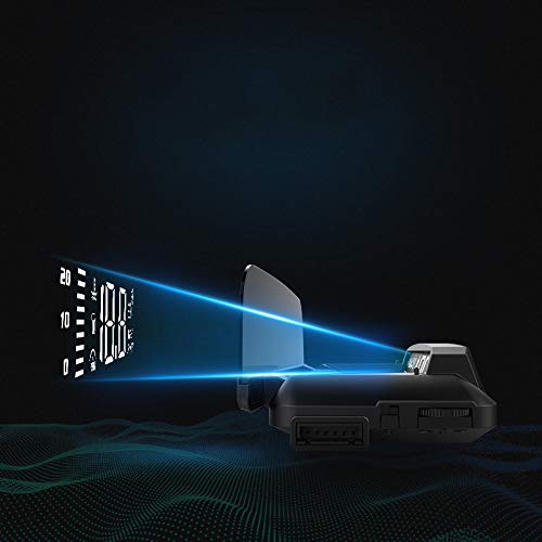 HUD OBD2 H408C Espejo HUD Head Up Display Auto Car Speed Projector KMH MPH Velocímetro Detector de coche Consumo de aceite