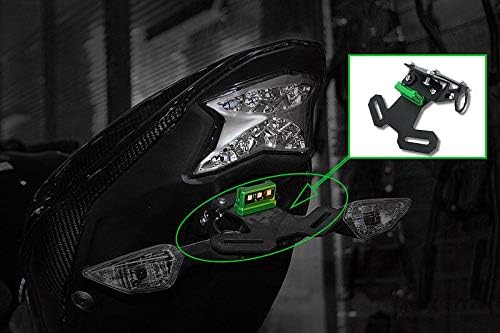 Kit de soporte de matrícula de aluminio para motocicleta, eliminador de guardabarros con luz LED para K.awasaki Z900 ZR900 ZR Z 900 Accesorios 2017