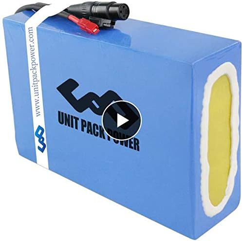 UPP – Batería de bicicleta eléctrica de 48 V, batería de bicicleta eléctrica para bicicleta de 1000 W750 W500 W, batería de iones de litio para