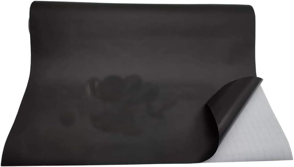 Zhihui Pizarra de vinilo extraíble para pared, pizarra para niños, pizarra negra, papel de contacto, pintura alternativa, adhesivo borrable y