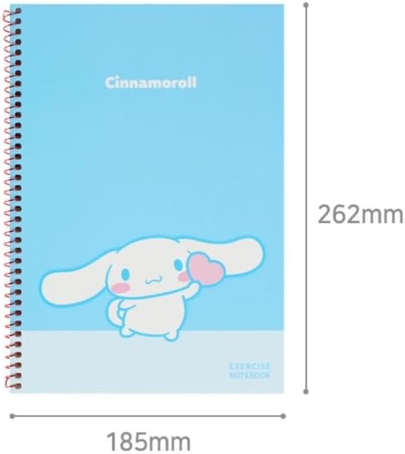 Lindo cuaderno de espiral en blanco sin rayas, alrededor de 60 hojas, 7.3 x 10.3 pulgadas, alrededor de 60 hojas (azul cielo)