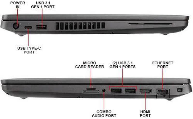 Dell Latitude 5400 14 FHD Intel Core i5-8265U 1.6GHz, 16GB RAM, 512GB SSD, Windows 10 Pro 64Bit, CAM (renovado)