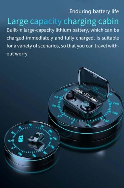 Auriculares inalámbricos, auriculares Bluetooth 5.1, emparejamiento automático, auriculares Bluetooth estéreo inalámbricos de alta fidelidad para