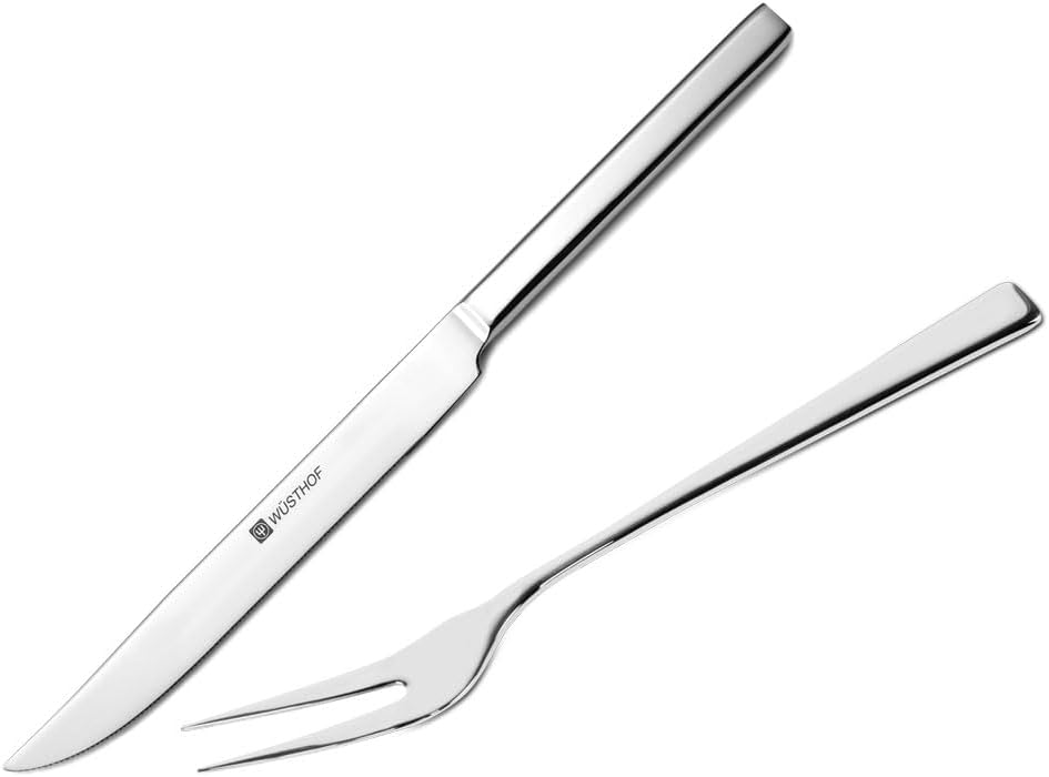 WÜSTHOF Juego de cuchillos para tallar de acero inoxidable de 2 piezas