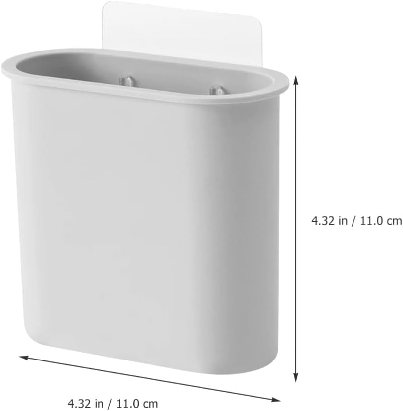 Cabilock Caja de almacenamiento de pared sin clavos, soporte para cepillos de dientes, cajas de almacenamiento de cepillos de dientes, estante de