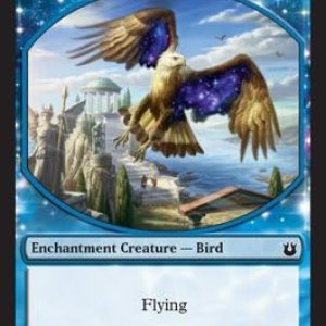 Magic The Gathering – Ficha de pájaro – Azul (411) – Nacido de los dioses Magic The Gathering – Ficha de pájaro – Azul (411) – Nacido de los dioses