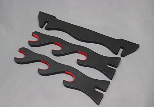 Soporte acolchado de 3 capas para proteger la espada samurái japonesa Katana Wakizashi Tanto soporte de exhibición para todas las espadas