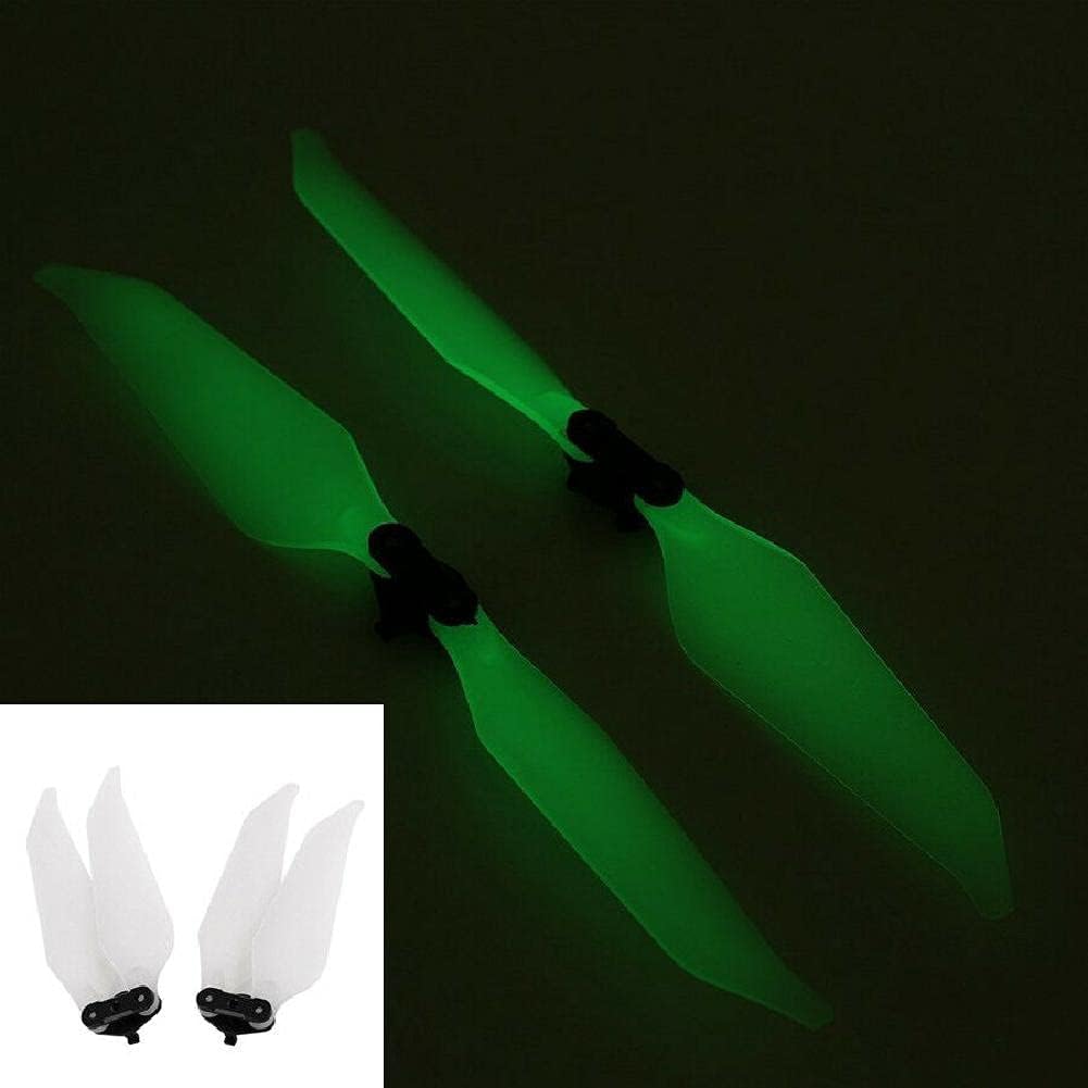 2 pares verde luminoso 8331 de bajo ruido cuchillas hélice para DJI Mavic pro drone platino repuesto accesorio
