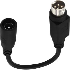 Dafensoy Cable de alimentación DIN macho de 4 pines a 0.217 x 0.083 in hembra, para alimentación de CC para alimentar continuamente dispositivos con Dafensoy Cable de alimentación DIN macho de 4 pines a 0.217 x 0.083 in hembra, para alimentación de CC para alimentar continuamente dispositivos con