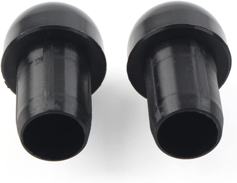 Newsmarts 0.551 in negro motocicleta manillar puños extremos mango barra de mano tapa deslizante reemplazo para Ducati 696 795 796 797 1098 1198 821
