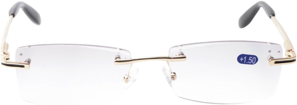 SOOLALA – Gafas de lectura antifatiga con corte de diamante de gama alta