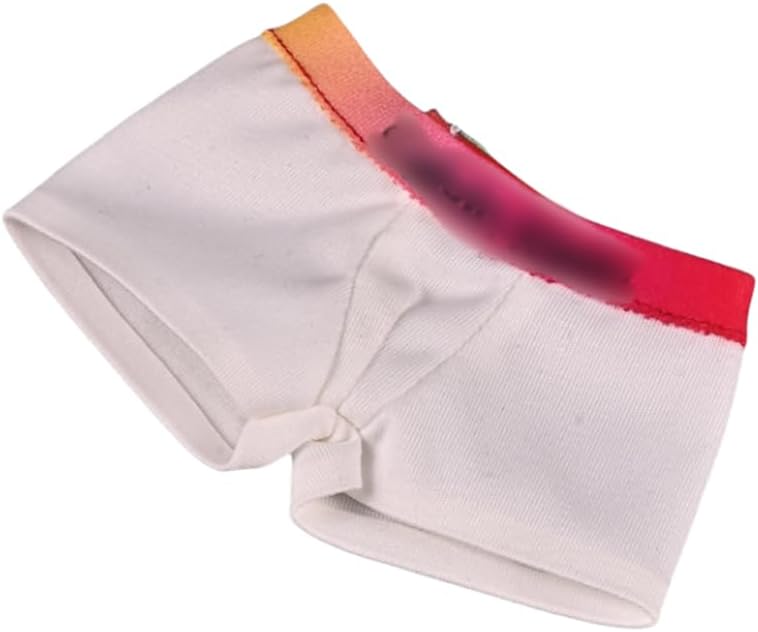 HiPlay Ropa de muñeca con figura masculina a escala 16 calzoncillos tipo bóxer con cinturón de color blanco para hombres para figura de acción