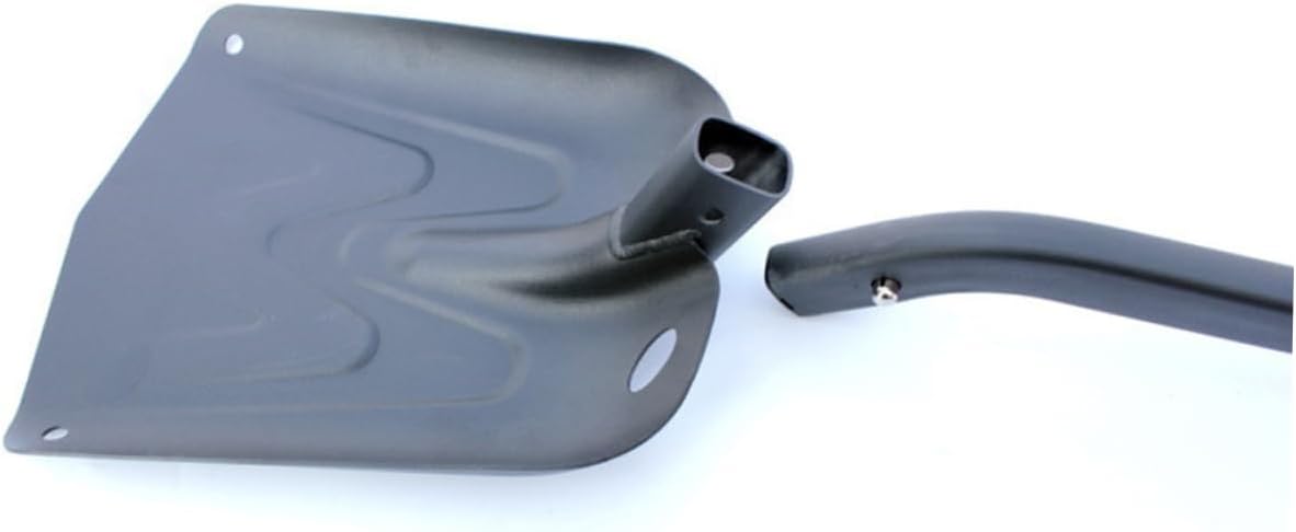 Yardwe Raspador de hielo plegable de aluminio, pala de nieve de hielo, raspador largo de aluminio, 2 uds