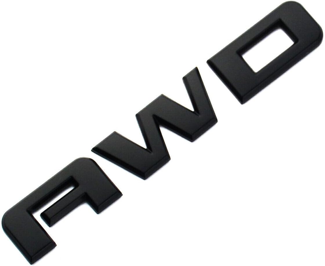 1 emblema de letra de Acadia Terrain Liftgate AWD 2010-2020 de repuesto para Acadia Terrain (negro mate)
