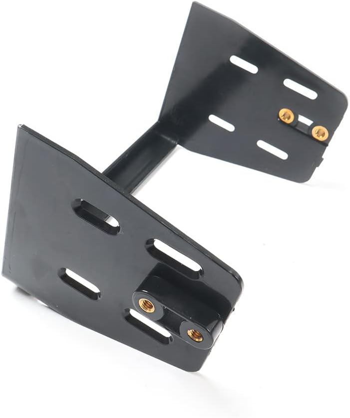 Kit de carenado interior doble DIN para carenado de murciélago compatible con Harley-Davidson Touring FLH 1998-2013 negro brillante