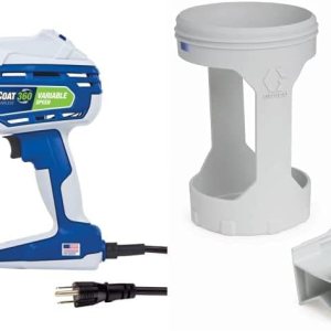Graco 26D283 TrueCoat – Pulverizador de pintura de velocidad variable de 360 y kit de taza TrueCoat 360 FlexLiner 17F518, 42 onzas Graco 26D283 TrueCoat – Pulverizador de pintura de velocidad variable de 360 y kit de taza TrueCoat 360 FlexLiner 17F518, 42 onzas