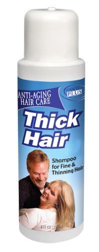 Miracle Plus Champú de cabello grueso para cabello fino para hombres y mujeres, 8 onzas.