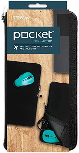 Travel Tech – Kit de funda y cargador para laptop, 1 paquete, color negro