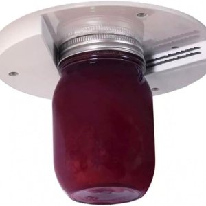 Abridor de tarros de cocina  El abridor de tapas debajo del gabinete  Fácil agarre, abridor de botellas con una sola mano para manos débiles y Abridor de tarros de cocina  El abridor de tapas debajo del gabinete  Fácil agarre, abridor de botellas con una sola mano para manos débiles y