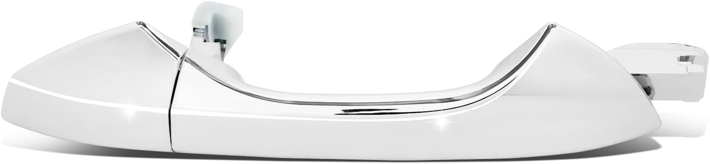 DNA MOTORING Manija de puerta exterior delantera y trasera derecha compatible con Honda Accord 08-12, sin cerradura cromada, OEM-DHO-01095