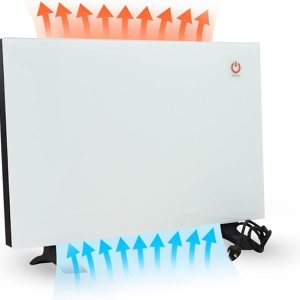 Amaze-Heater Calentador eléctrico de panel de vidrio de convección dual modelo CLASSIC 120 V, 450900 W (15343068 BtuHr) Ideal para habitaciones de Amaze-Heater Calentador eléctrico de panel de vidrio de convección dual modelo CLASSIC 120 V, 450900 W (15343068 BtuHr) Ideal para habitaciones de