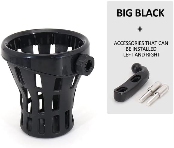 Motorcycle Handlebar Cup Holder Drink Mounted for Harley Dyna Softail Electra Glide 1996-up for Honda Goldwing GL1800 Handlebar Cup Holder Drink