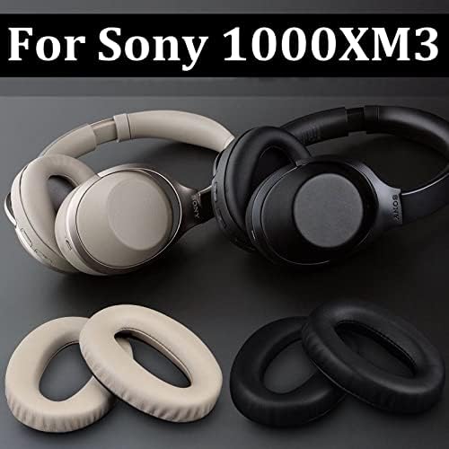 Almohadillas de repuesto para los oídos, cubierta suave compatible con auriculares inalámbricos Sony WH-1000XM3 con cancelación de ruido sobre la
