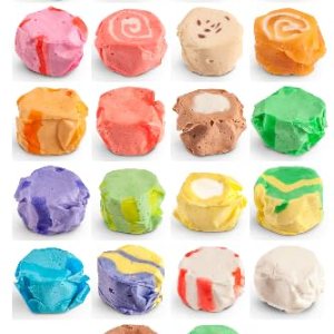 Taffy Shop Caramelos de agua salada “Favorites Mix”, varios sabores a granel de caramelo salado, bolsa temática única de 25 piezas de dulces gourmet Taffy Shop Caramelos de agua salada “Favorites Mix”, varios sabores a granel de caramelo salado, bolsa temática única de 25 piezas de dulces gourmet