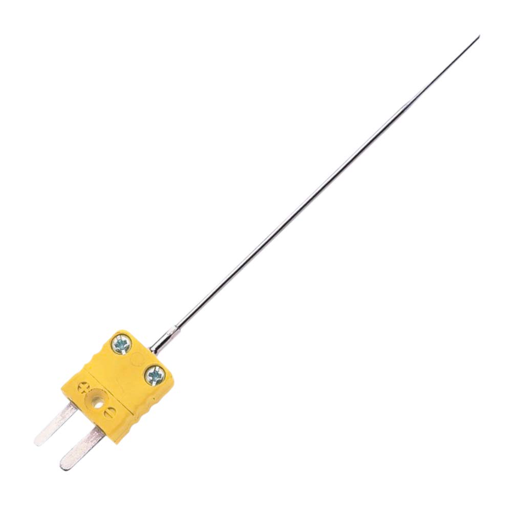 Atkins Cooper-Atkins 50207-K Tipo K Sonda de termopar con punta de cincel de microaguja, conexión directa, rango de temperatura de -100 a +500
