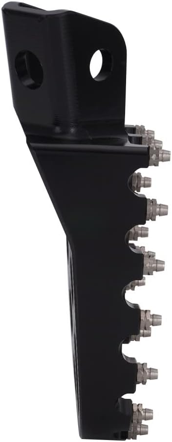 AnXin Estriberas para motocicleta de motocross, reposapiés CNC para KLX 110 KLX110 2002-2023 KLX110L 2010-2023 KX60 1998-2003 Pit Bike Negro