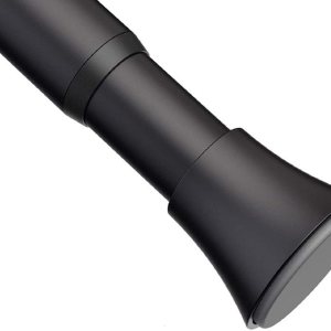 BRIOFOX Barra de cortina de ducha de tensión, color negro, barra de cortina de tensión ajustable de 47 a 56 pulgadas, barra de ducha de tensión de BRIOFOX Barra de cortina de ducha de tensión, color negro, barra de cortina de tensión ajustable de 47 a 56 pulgadas, barra de ducha de tensión de