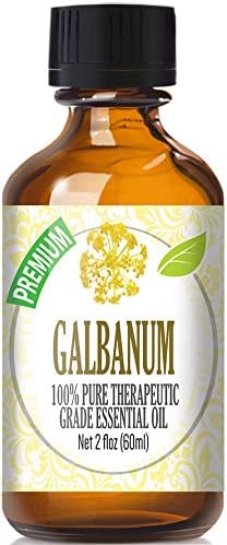 Healing Solutions Aceite esencial de galbanum 100% puro, grado terapéutico, 2.0 fl oz