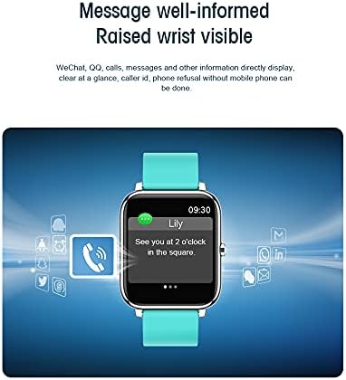HANDA – Reloj inteligente para hombres y mujeres, monitor de actividad deportiva con pantalla táctil completa, reloj inteligente con frecuencia