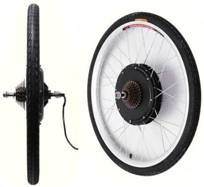 Kit de conversión de bicicleta eléctrica impermeable de 48 V, 1000 W, rueda trasera de motor potente de 26 pulgadas, kit de motor de cubo de